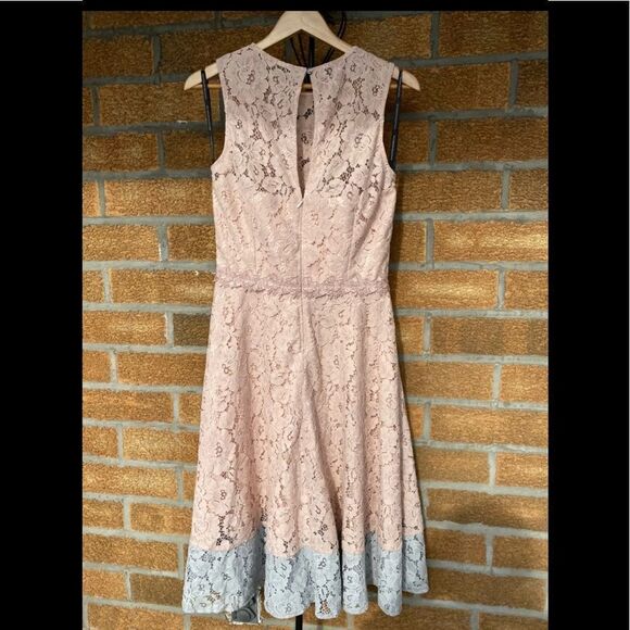 LITTLE MISTRESS ALLOVER LACE PROM SKATER DRESS 8 - Picture 8 of 13